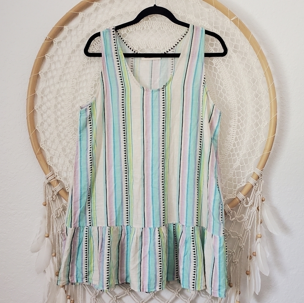 New Collection 100% Linen Mini Dress Women's Western Rodeo Coastal Cowgirl